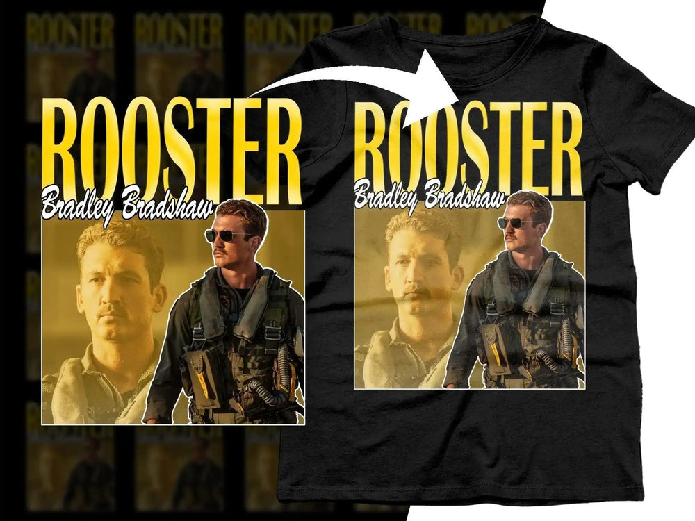 ROOSTER Bradley Bradshaw Top Gun Png Digital Download