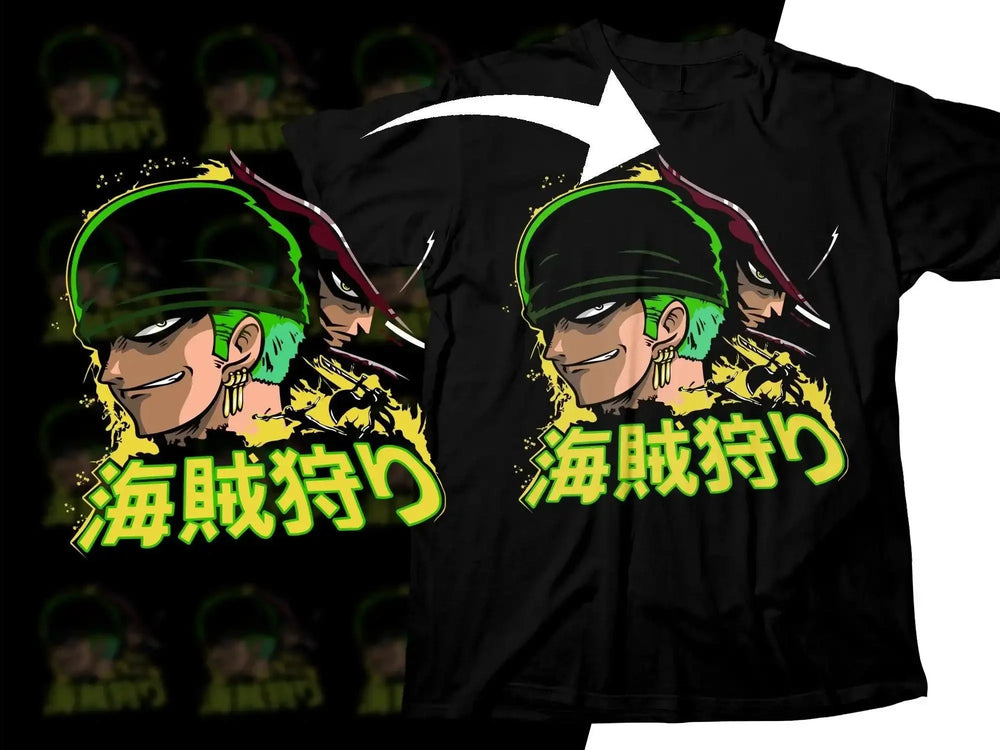 Roronoa Zoro Pirate Hunter One Piece Png Digital Download