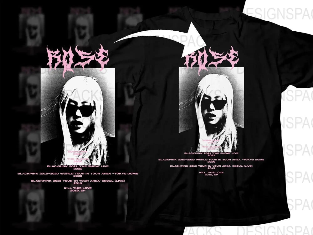 ROSE Music Artist Streetwear Png Digital Download
