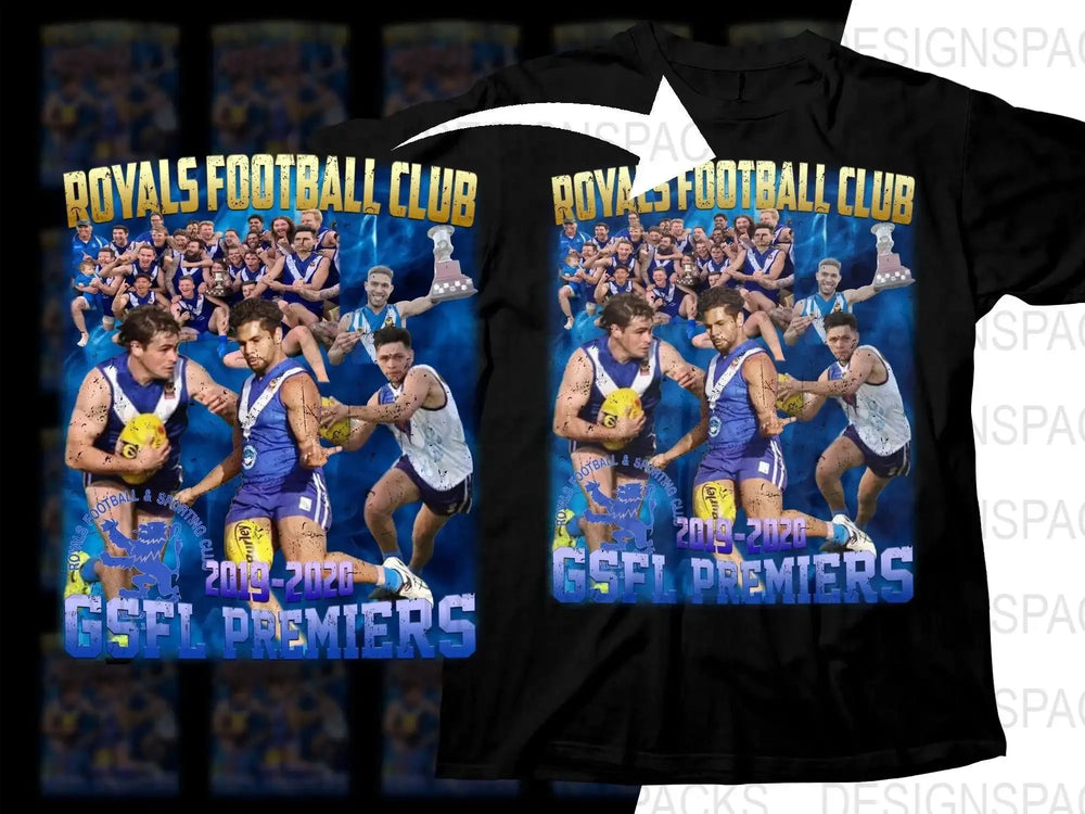 Royals Football Club 2019-2020 GSFL Premiers Png Digital Download