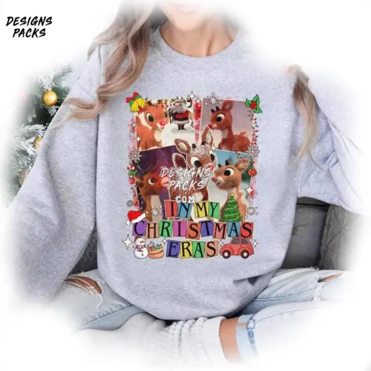 Rudolphs The Red Nosed Reindeer Christmas Xmas Family In My Eras Png Design