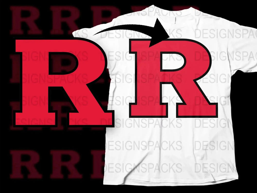 Rutgers Scarlet Knights College Football Png Digital Download