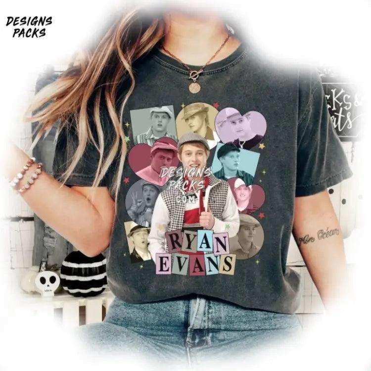 Ryan Evans Vintage Graphic Bootleg Rap Png Design
