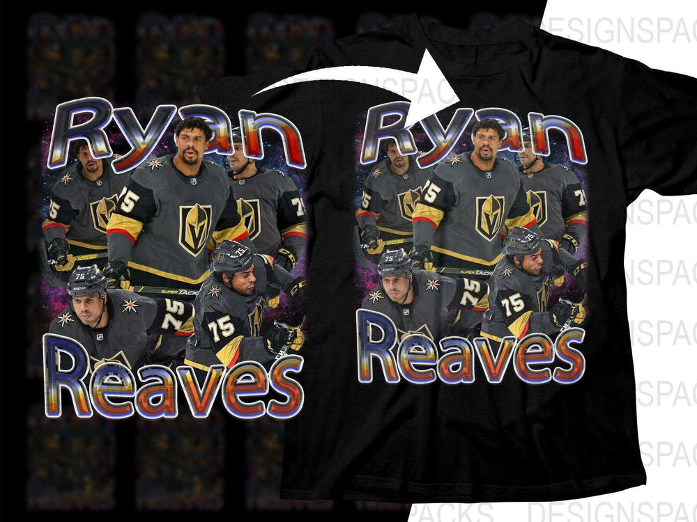 Ryan Reaves Vegas Golden Knights Graphic Png Digital Download