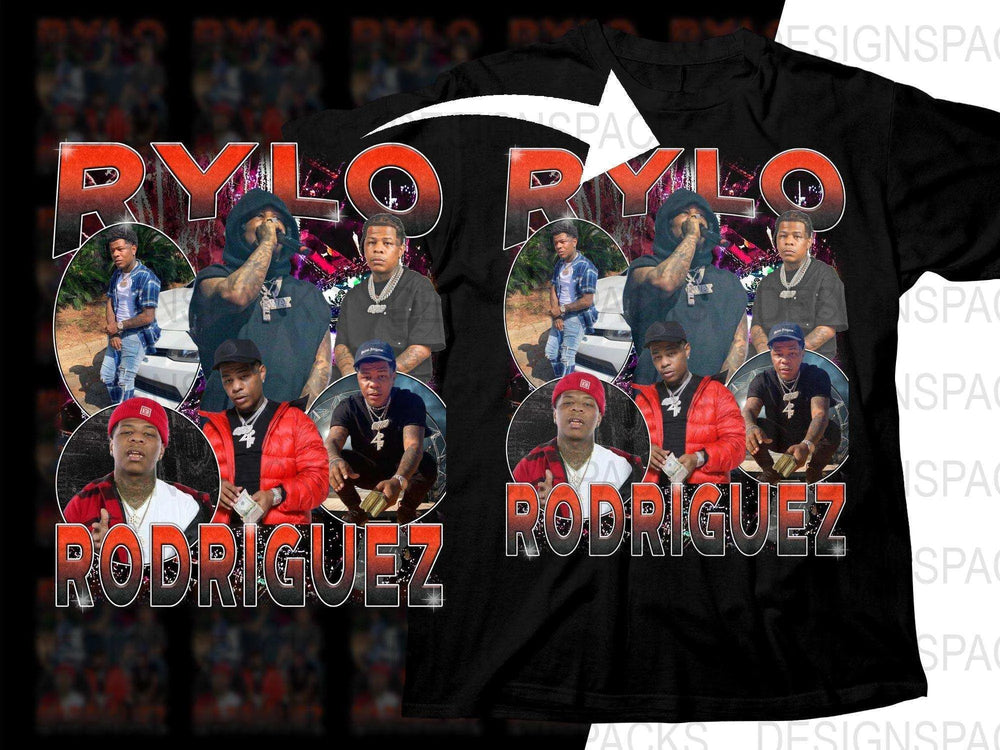 Rylo Rodriguez Music Bootleg Design Png Digital Download