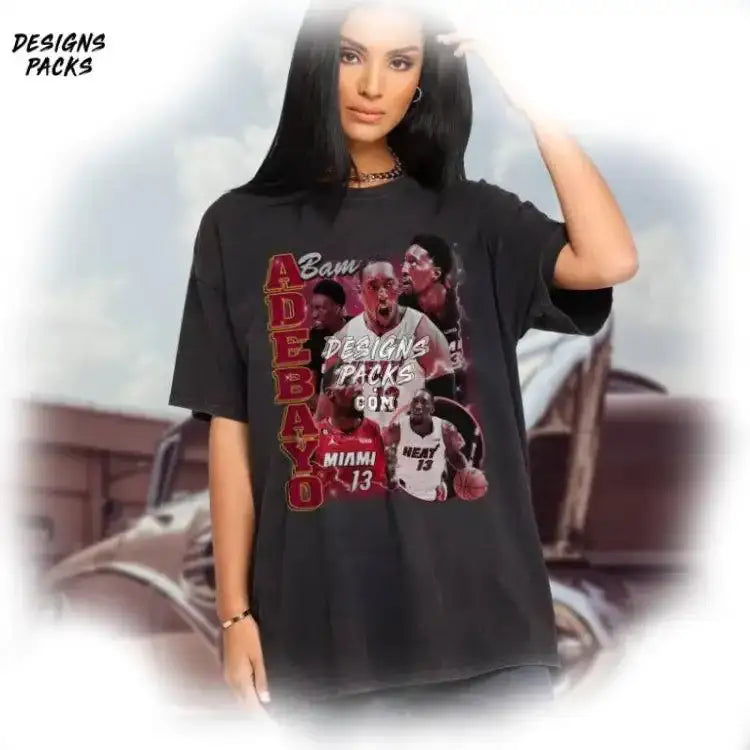 S Bam Adebayo Vintage 90S Png Design