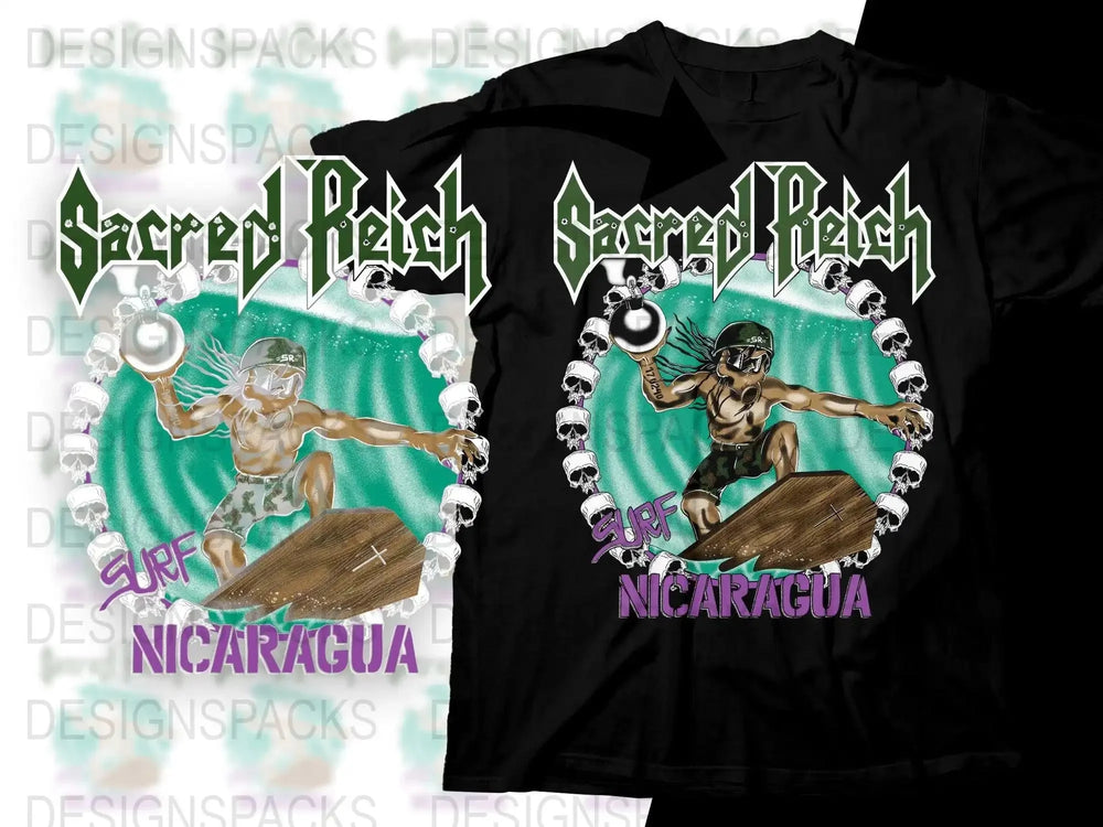 Sacred Reich Surf Nicaragua Png Digital Download