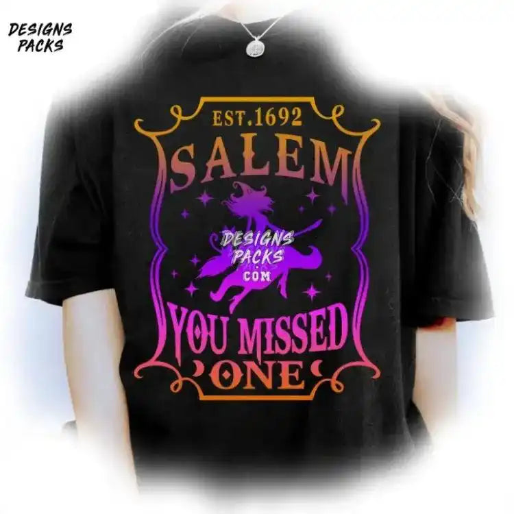 Salem Massachusetts Retro Halloween Png Design