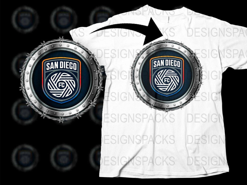 San Diego FC Official Logo Custom Men's Png Digital Download