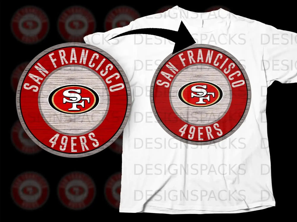 San Francisco 49ers logo design T-shirt for fans