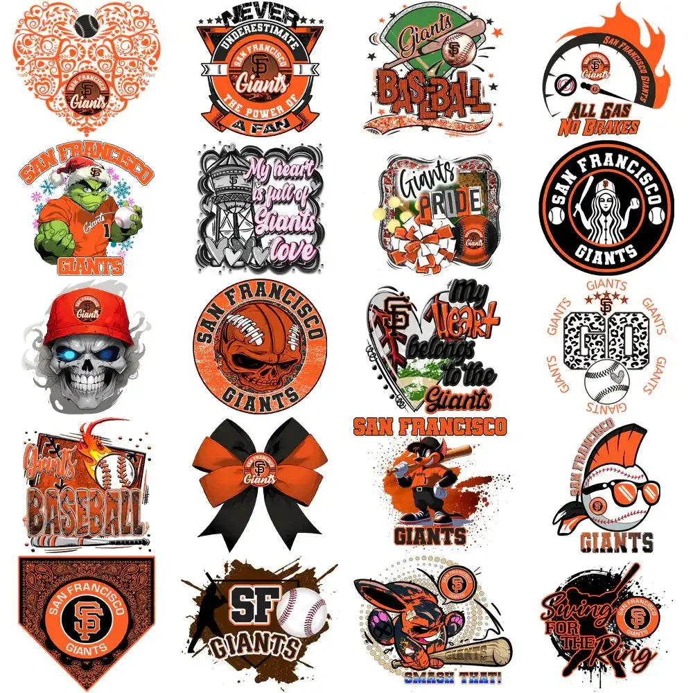 66 San Francisco Giants Baseball Designs Bundle PNG