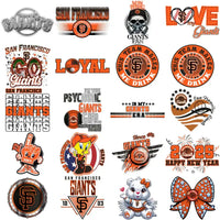 Load image into Gallery viewer, 66 San Francisco Giants Baseball Designs Bundle PNG
