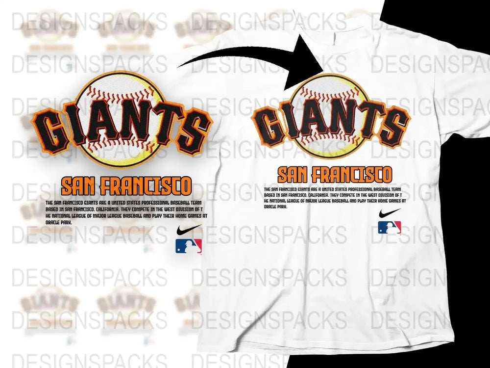 San Francisco Giants Logo Baseball Team Png Digital Download