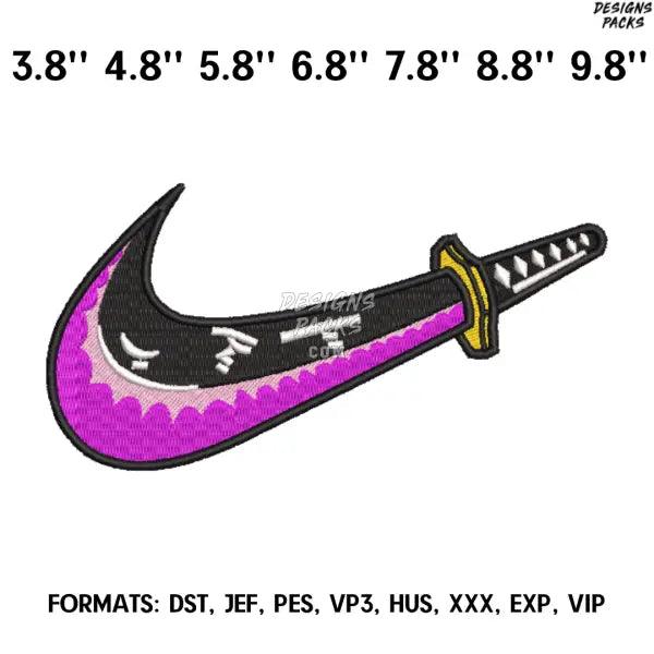 Sandai Kitetsu Embroidery Design File, One Piece Anime Embroidery Design, Machine  Design Pes Dst. Zoro Sword Embroidery