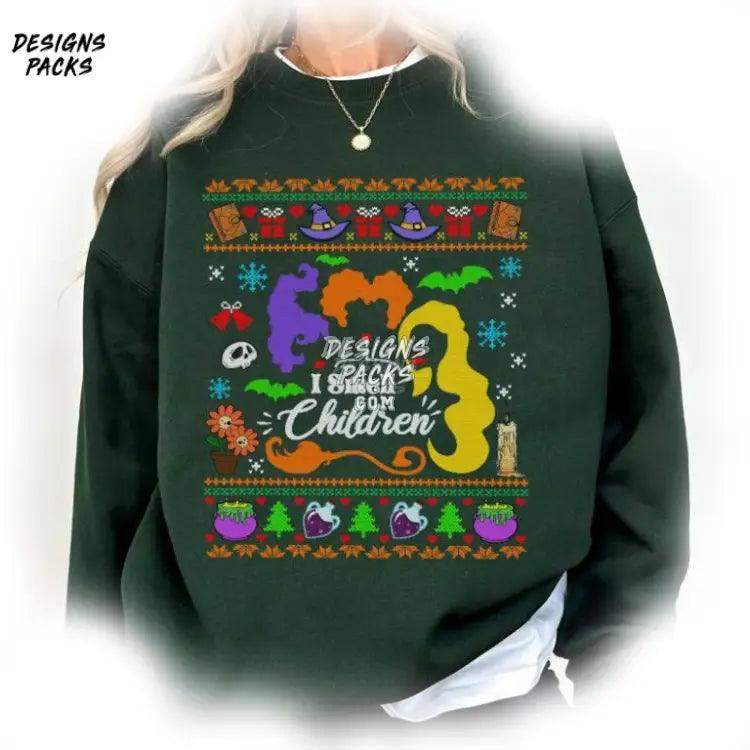 Sanderson Sisters Christmas Witch Hocus Pocus Ugly Png Design