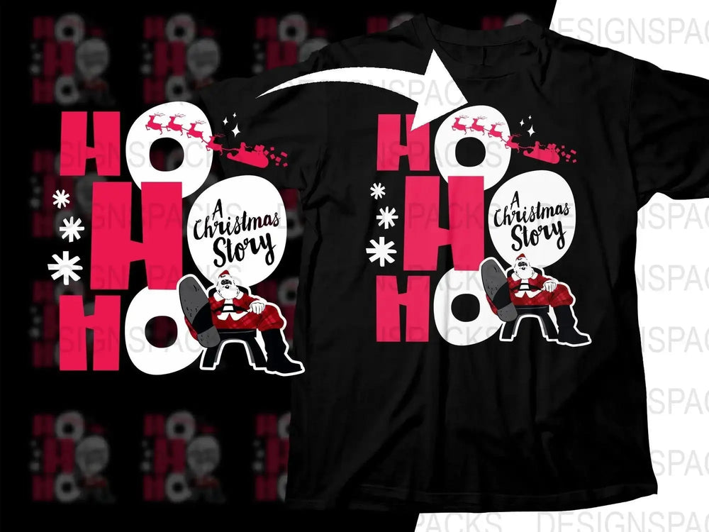 Santa Claus Relaxing Funny Christmas Png Digital Download
