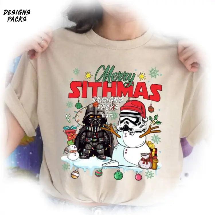 Santa Darth Vader Stormtrooper Merry Sithmas Christmas Png Design