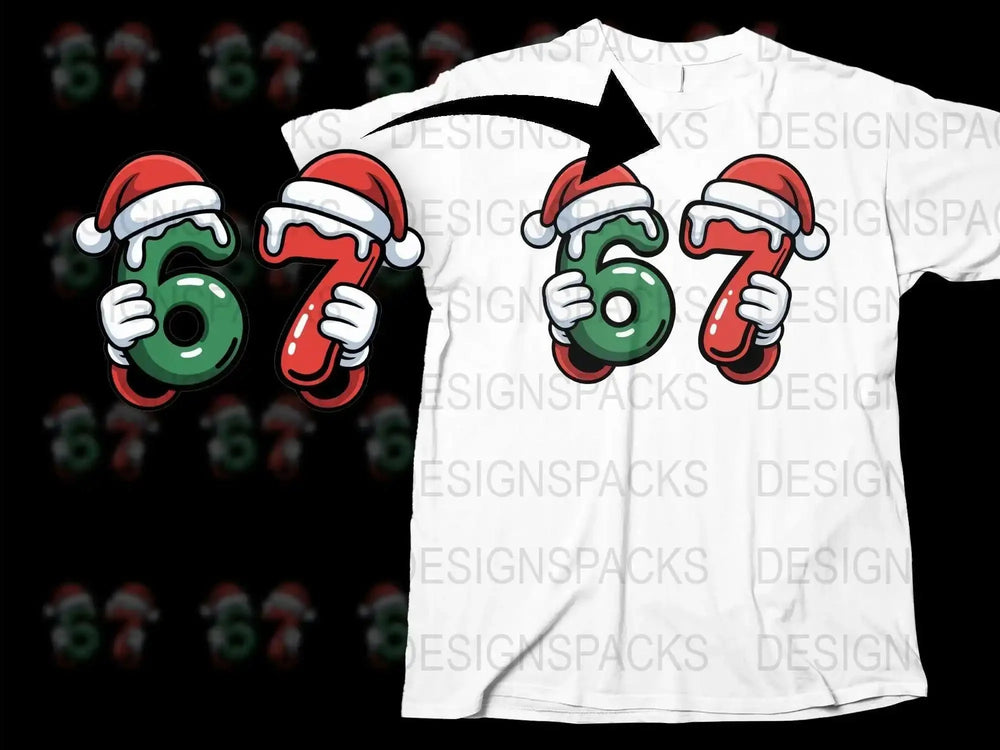 Funny Christmas T-Shirt, Santa Hat Holiday Tee, Festive Graphic Shirt, Unisex Xmas Apparel