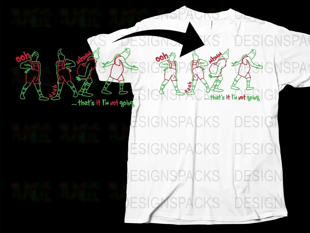 Funny Santa Dance T-Shirt, Christmas Party Tee, Holiday Humor Graphic Shirt, Festive Santa Claus Top