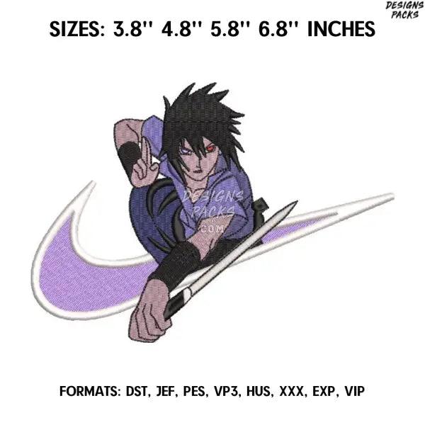 Sasuke Anime Naruto/ Embroidery/Anime Embroidery Design/ Anime design/ Embroidery Pattern/ Design Pes Dst Format