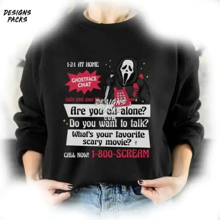 Scary Movie Scream Chat Horror Png Design