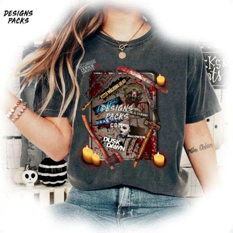 Scary Movie Universal Studios Halloween Horror Nights Png Design