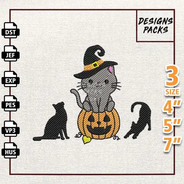 Scary Pumpkin Embroidery Design