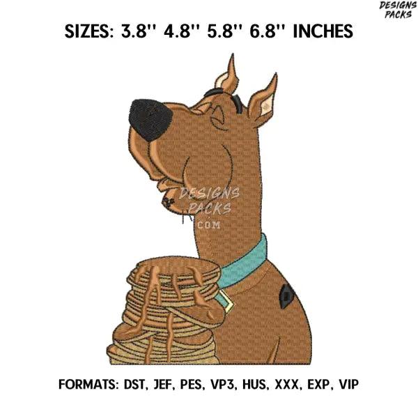 Scooby Embroidery design file pes. Scooby Doo embroidery design. Cutie Scooby embroidery, Anime Pes Design