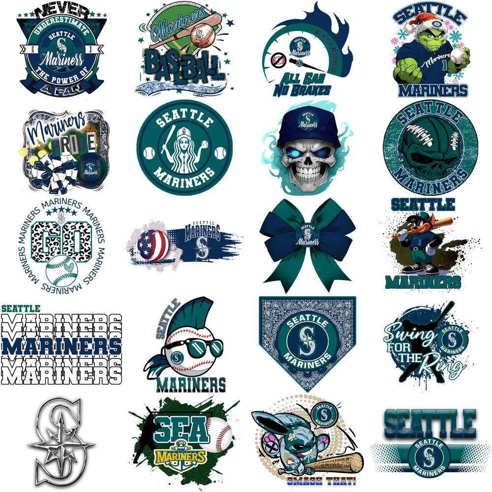 62 Seattle Mariners Baseball Designs Bundle PNG
