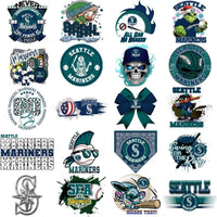 Load image into Gallery viewer, 62 Seattle Mariners Baseball Designs Bundle PNG
