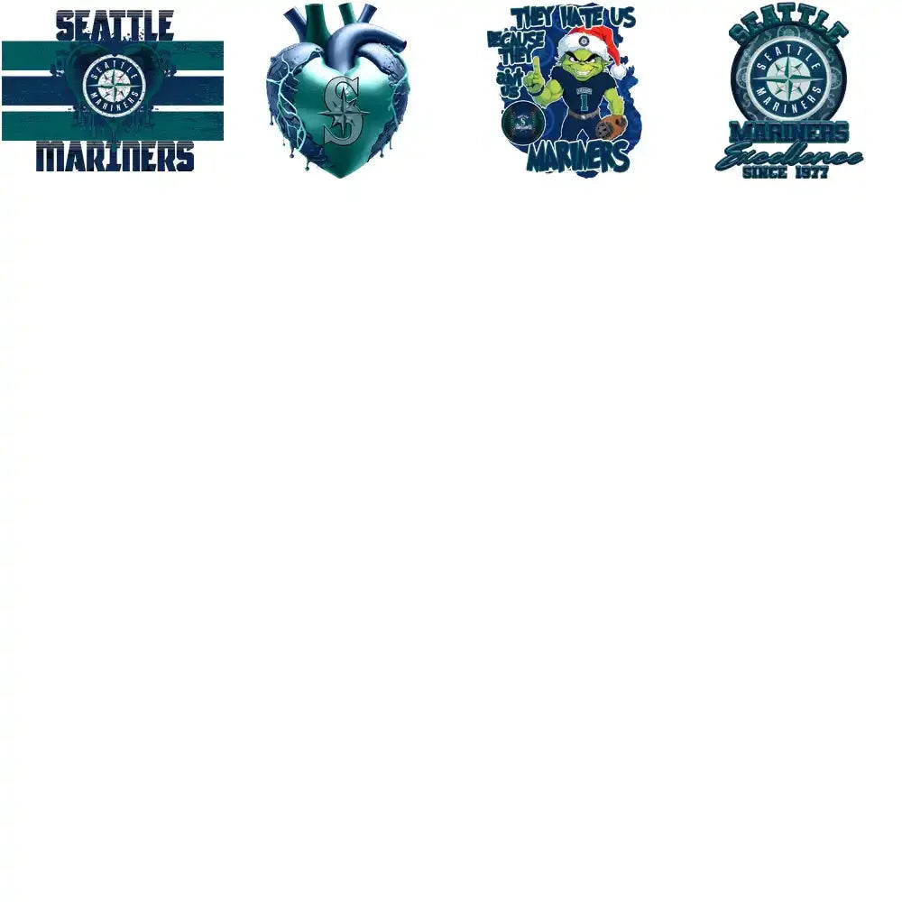 62 Seattle Mariners Baseball Designs Bundle PNG