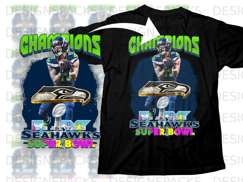 Champions Seattle Seahawks Super Bowl T-shirt
