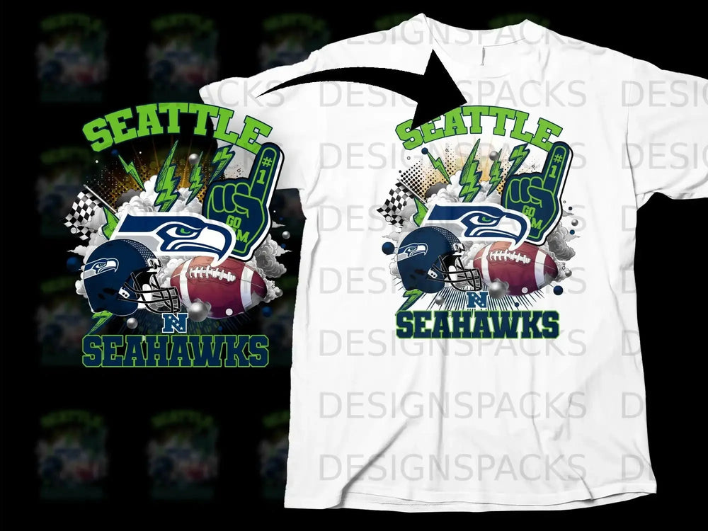 Seattle Seahawks Go Team Design Fan Merchandise