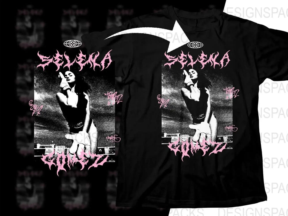 SELENA GOMEZ Music Artist Streetwear Png Digital Download