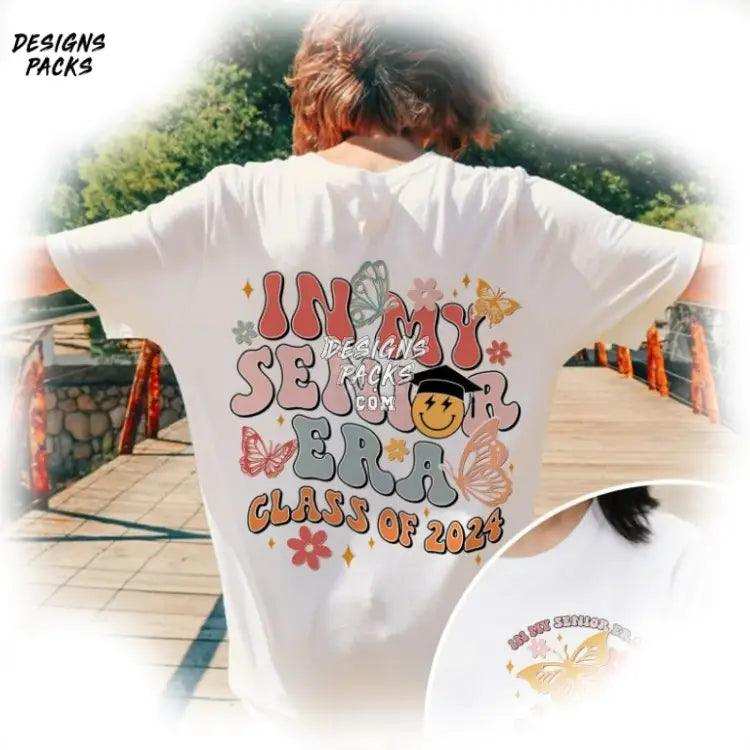 Senior Class Of 2024 High School Graduation In My Era Png Design