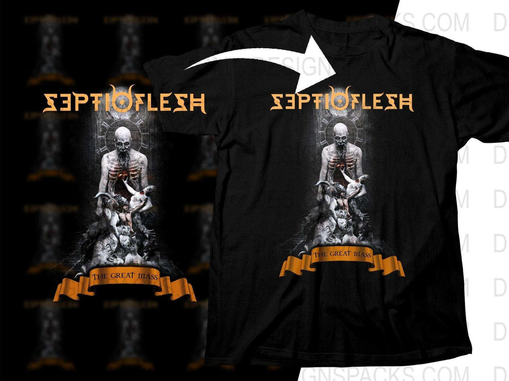 Septicflesh The Great Mass Album Cover Art Png Halftone Digital Download