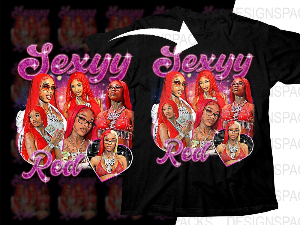 Sexyy Red Bootleg Stylish Graphic Print Png Digital Download