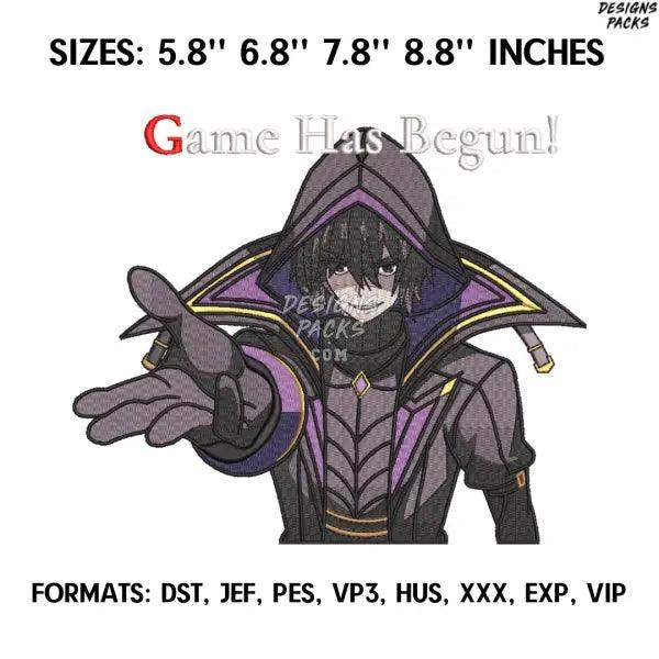 Shadow Garden Embroidery Design File, The Eminence in Shadow Anime Embroidery Design, Anime Pes Design Brother