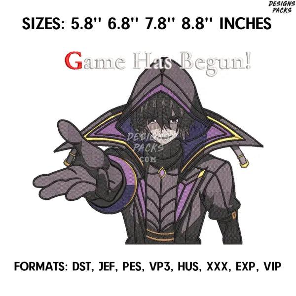 Shadow Garden Embroidery Design File, The Eminence in Shadow Anime Embroidery Design, Anime Pes Design Brother