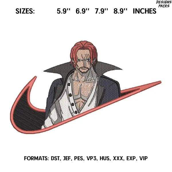 Diseño de bordado Shanks Swoosh