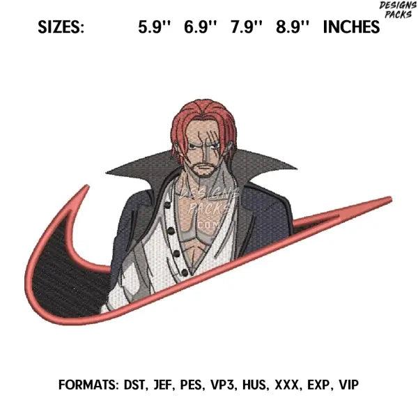 Shanks Swoosh Embroidery Design
