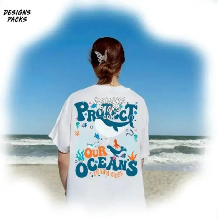 Shark Respect The Locals Protect Our Oceans Png Design