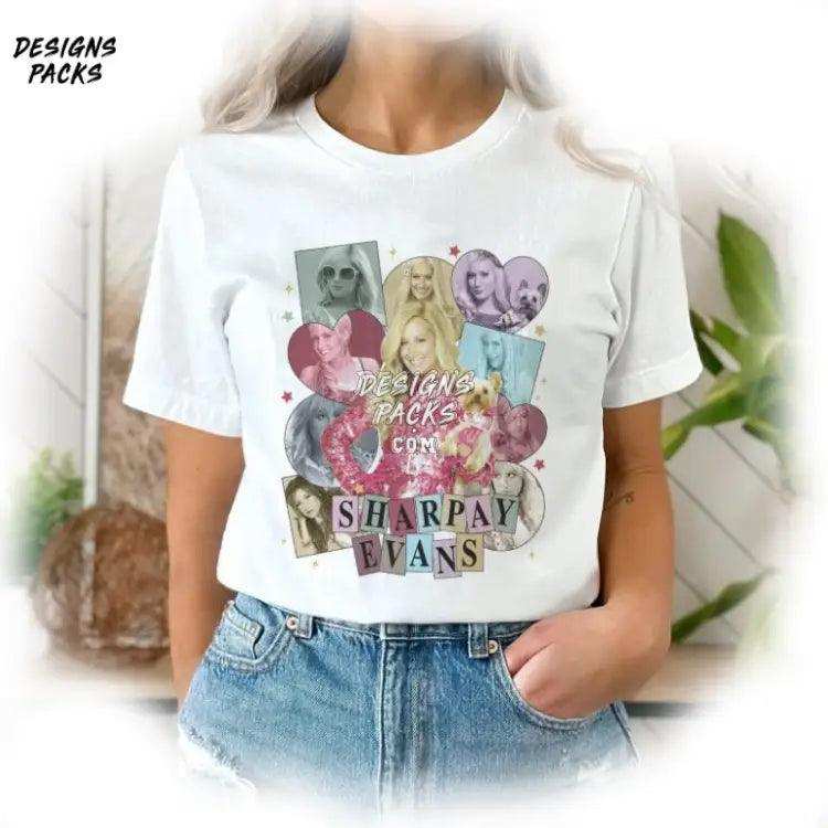 Sharpay Evans Vintage Graphic Bootleg Rap Png Design