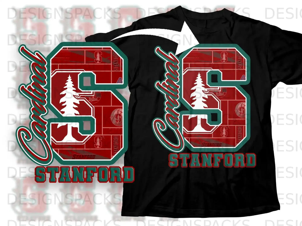 Cardinal Stanford S Large Graphic Logo T-shirt