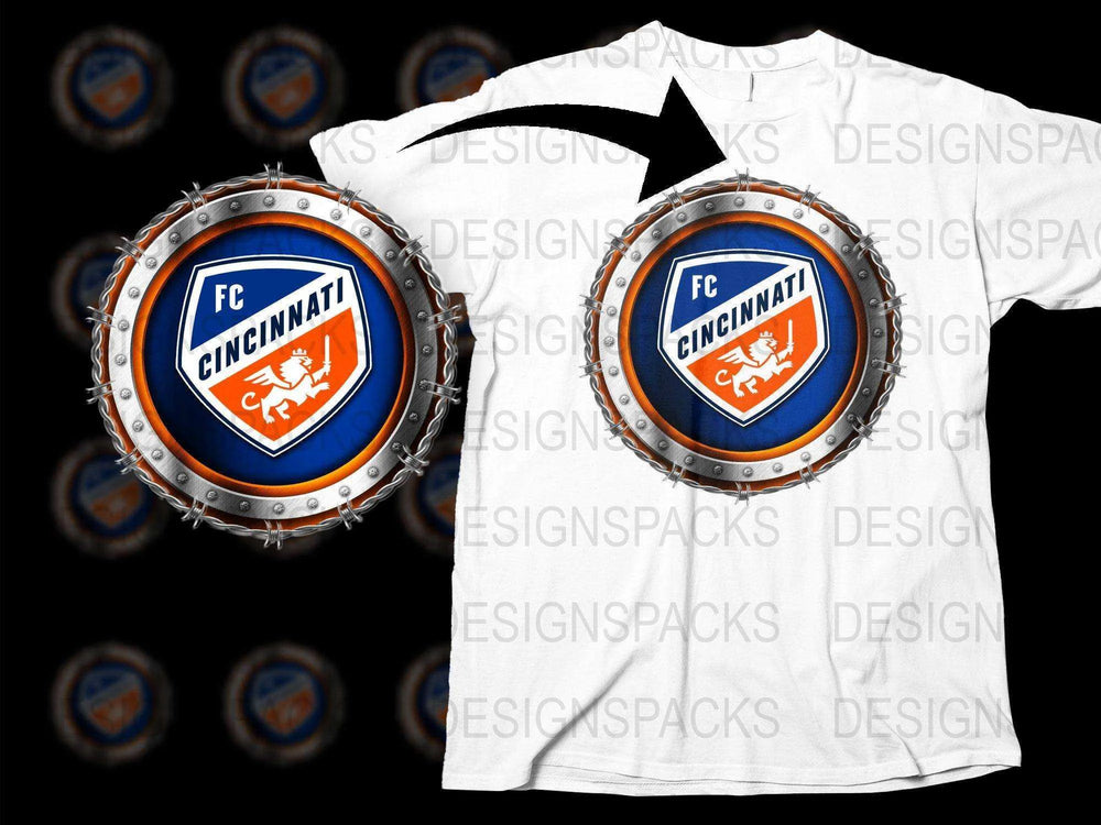 Show Your Team Spirit FC Cincinnati Png Digital Download