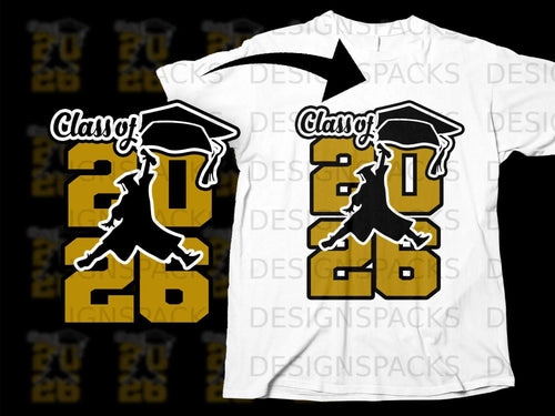 White t-shirt with 