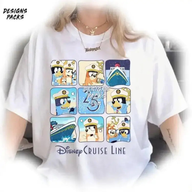 Silver Anniversary At Sea Family Matching Cruise Bluey Line 25Th Png Design