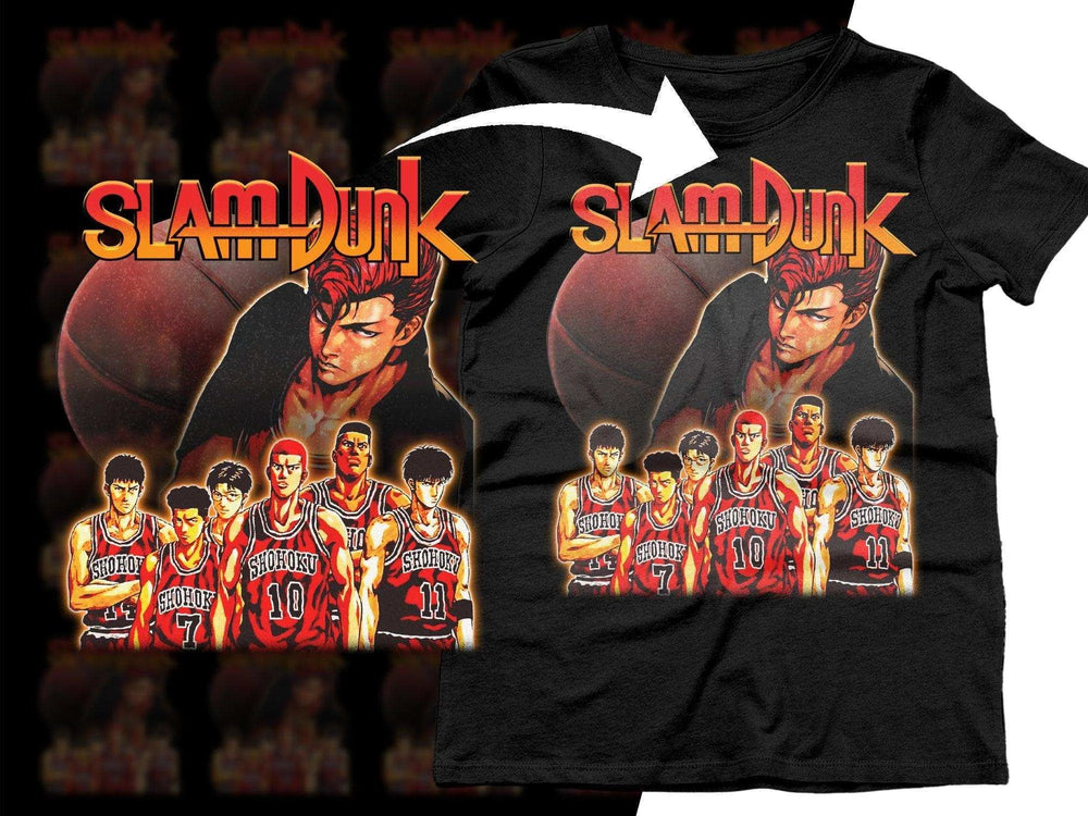 Slam Dunk Shohoku Basketball Team Anime Png Digital DOWNLOAD