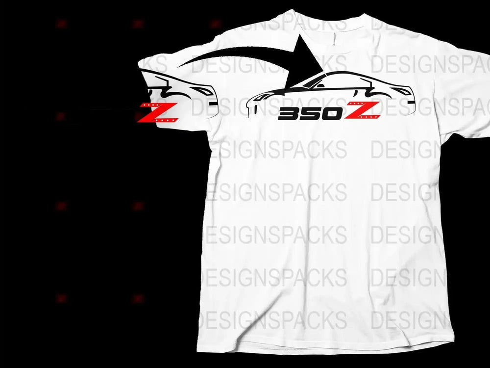 Sleek Car 350Z Png Digital Download