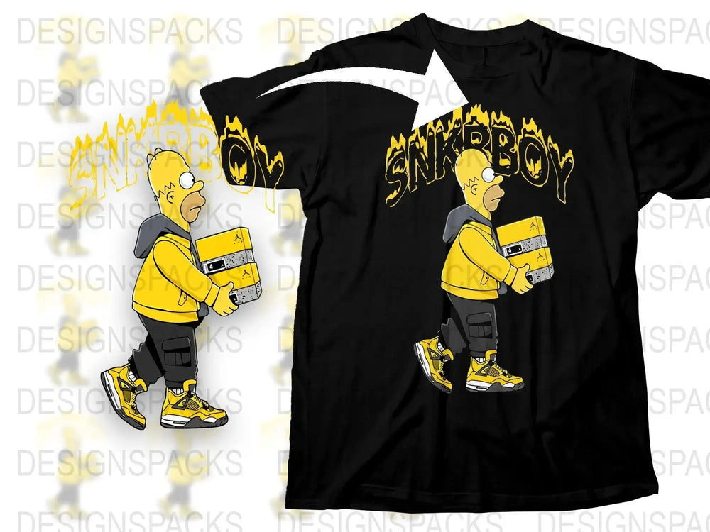 SNKRBBOY Graphic Design Inspired Png Digital Download
